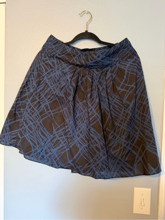 Mossimo Supply Co. Dresses & Skirts - Vintage Mossimo Black Skirt with Blue Abstract Print